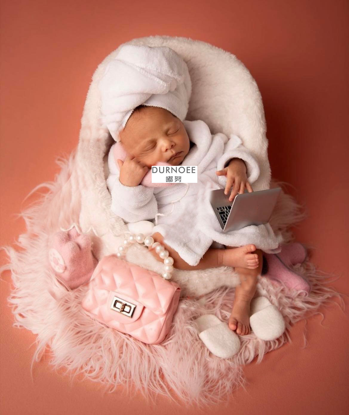Wool Felt Doll Newborn Photogr - Photo Booth Prop ulasan dan harga