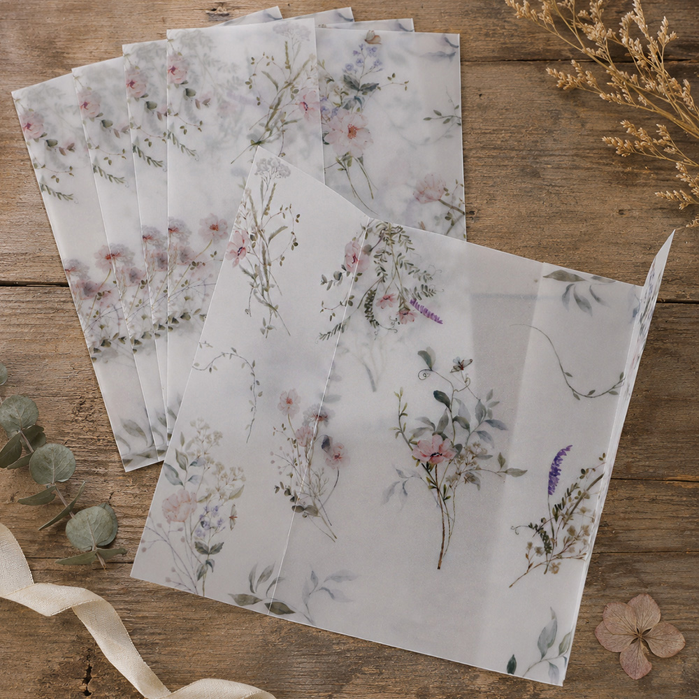 20/50pcs Vellum Wrap with Wate - Wedding Envelopes ulasan dan harga