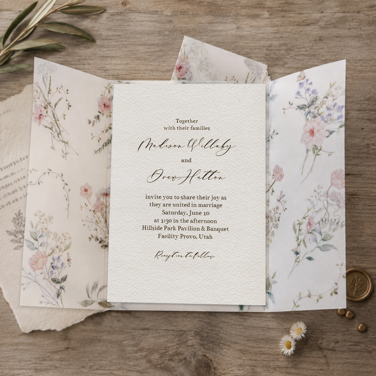 20/50pcs Vellum Wrap with Wate - Wedding Envelopes ulasan dan harga