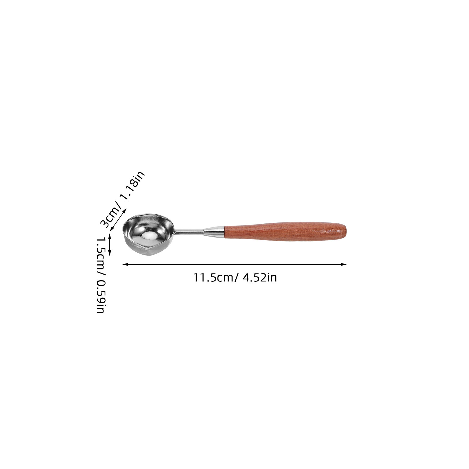 3Pcs Wax Seal Spoon Wooden Han - Wedding Envelopes ulasan dan harga