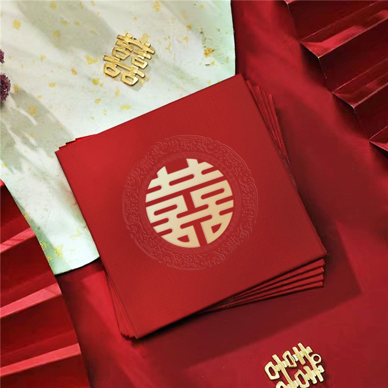 60Pcs/Set Red Envelope Wedding - Wedding Envelopes ulasan dan harga