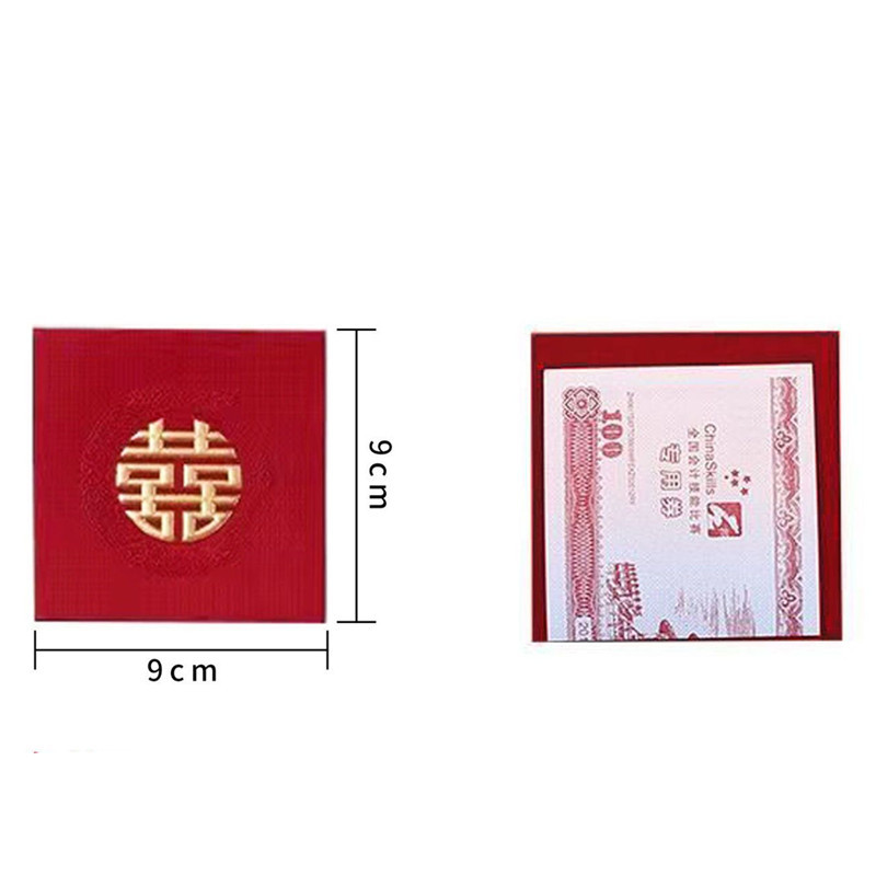 60Pcs/Set Red Envelope Wedding - Wedding Envelopes ulasan dan harga
