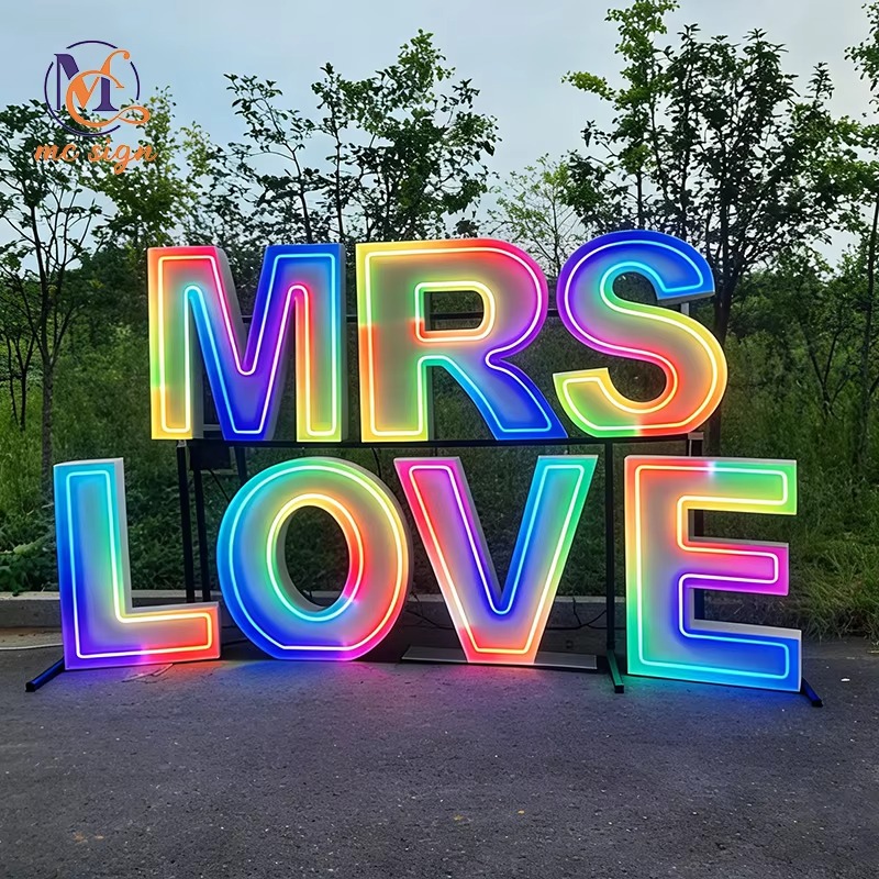 Freestanding LED Sign Board 4f - Wedding Party Supply Rentals ulasan dan harga