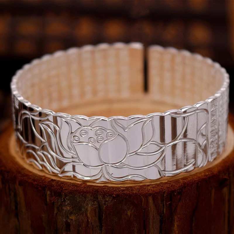 luster lotus flower bracelet f - Wedding Sutra ulasan dan harga