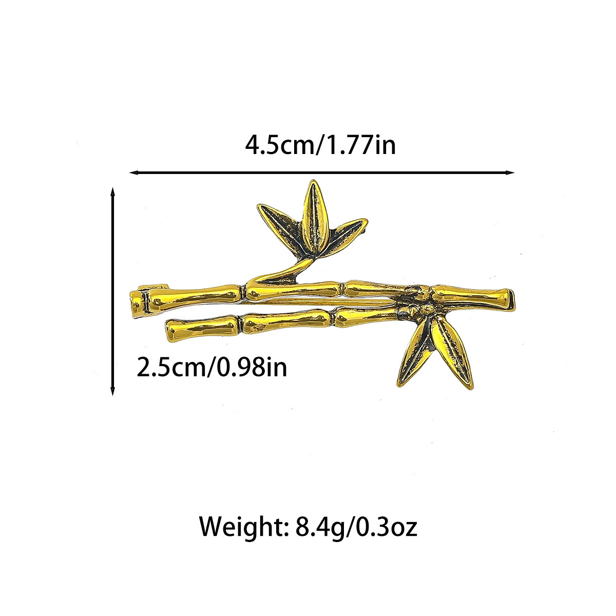 Leaf Bamboo Brooch For Men Wom - Suit Supply Wedding Party ulasan dan harga