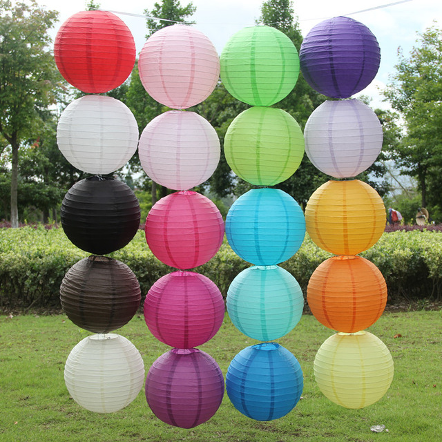 Blue Color China Paper Lantern - Wedding Event Supply ulasan dan harga