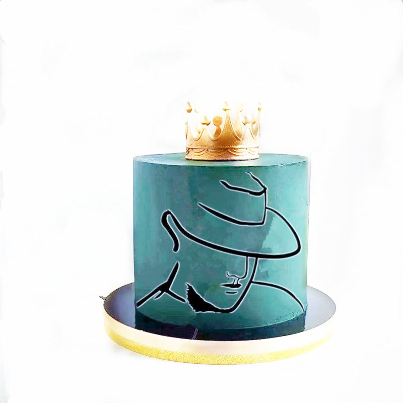 Sketch Face Acrylic Birthday C - Suit Supply Wedding Party ulasan dan harga