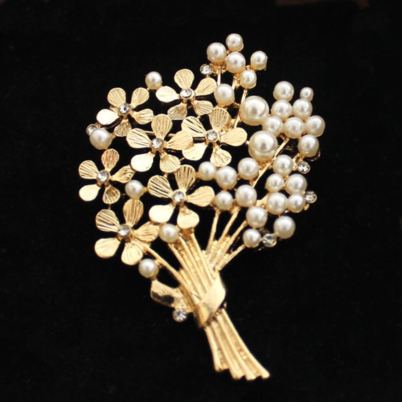 Ladies Delicate Bouquet Pearl  - Suit Supply Wedding Party ulasan dan harga
