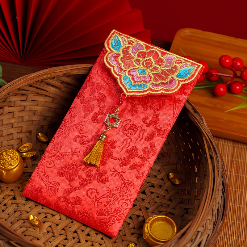 1Pcs Traditional Chinese Embro - Wedding Envelopes ulasan dan harga
