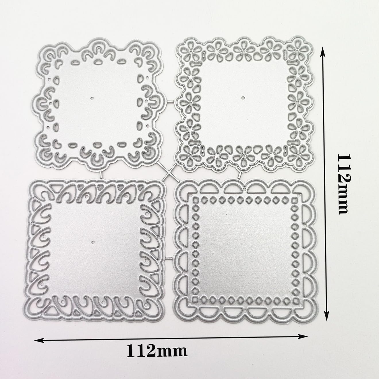 Silver Gray Metal Cutting Mold - Wedding Sutra ulasan dan harga