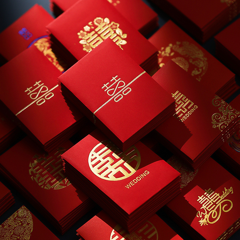 50pcs Chinese New Year Red Env - Wedding Envelopes ulasan dan harga