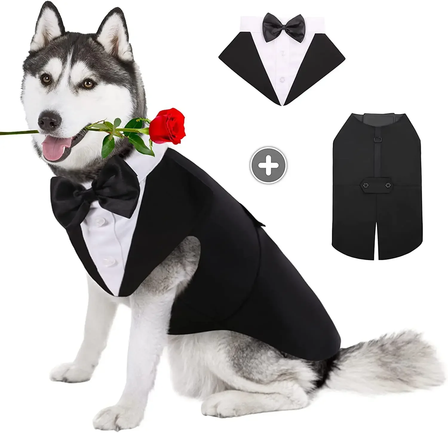 Pet Dog Clothes Wedding Shirt  - Suit Supply Wedding Party ulasan dan harga