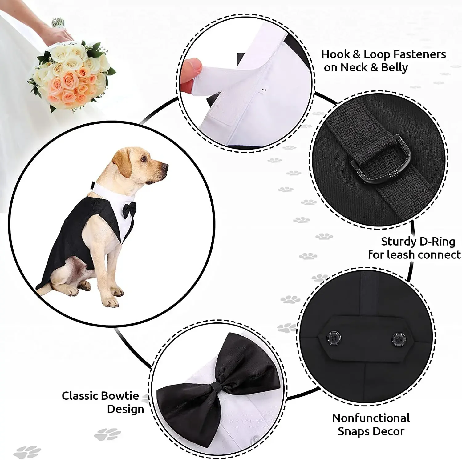 Pet Dog Clothes Wedding Shirt  - Suit Supply Wedding Party ulasan dan harga