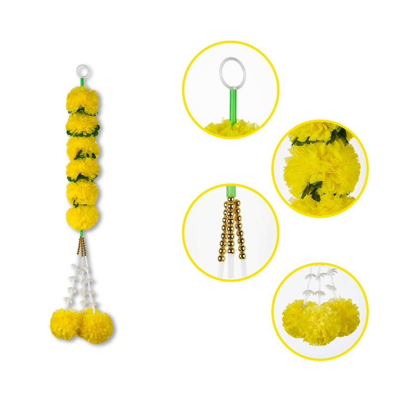 Marigold Flower String Lights  - Indian Wedding Decor Supply ulasan dan harga