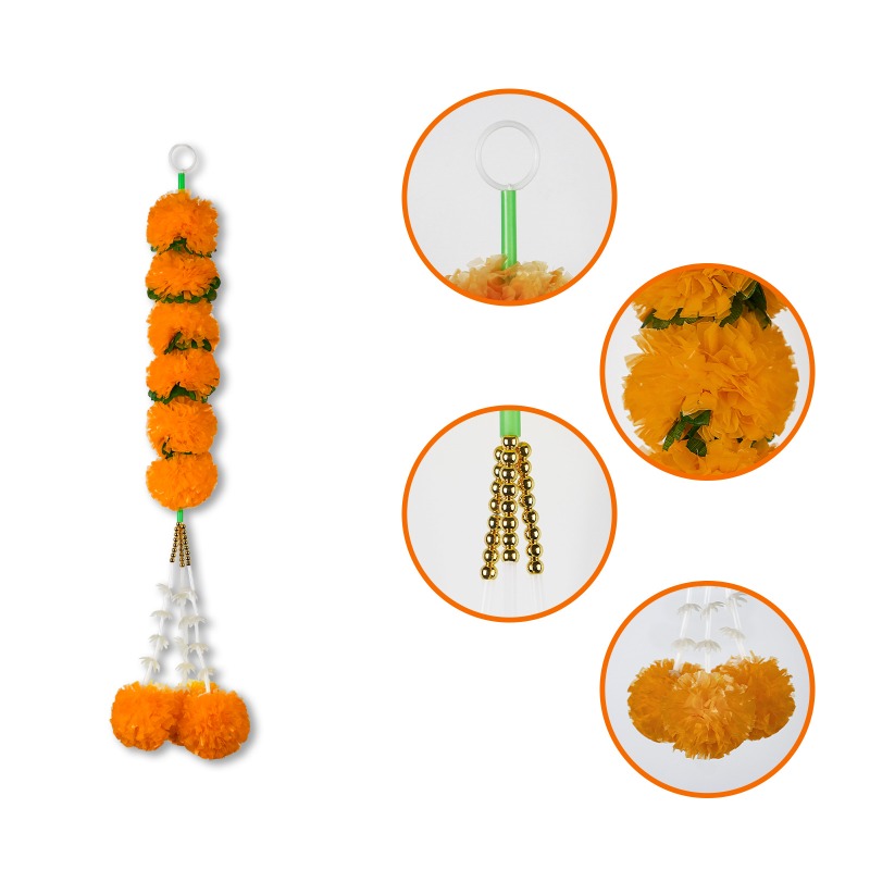 Marigold Flower String Lights  - Indian Wedding Decor Supply ulasan dan harga