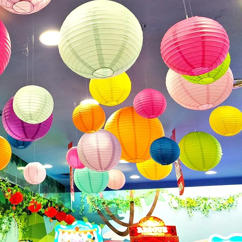 Multicolor Chinese Paper Lante - Wedding Event Supply ulasan dan harga
