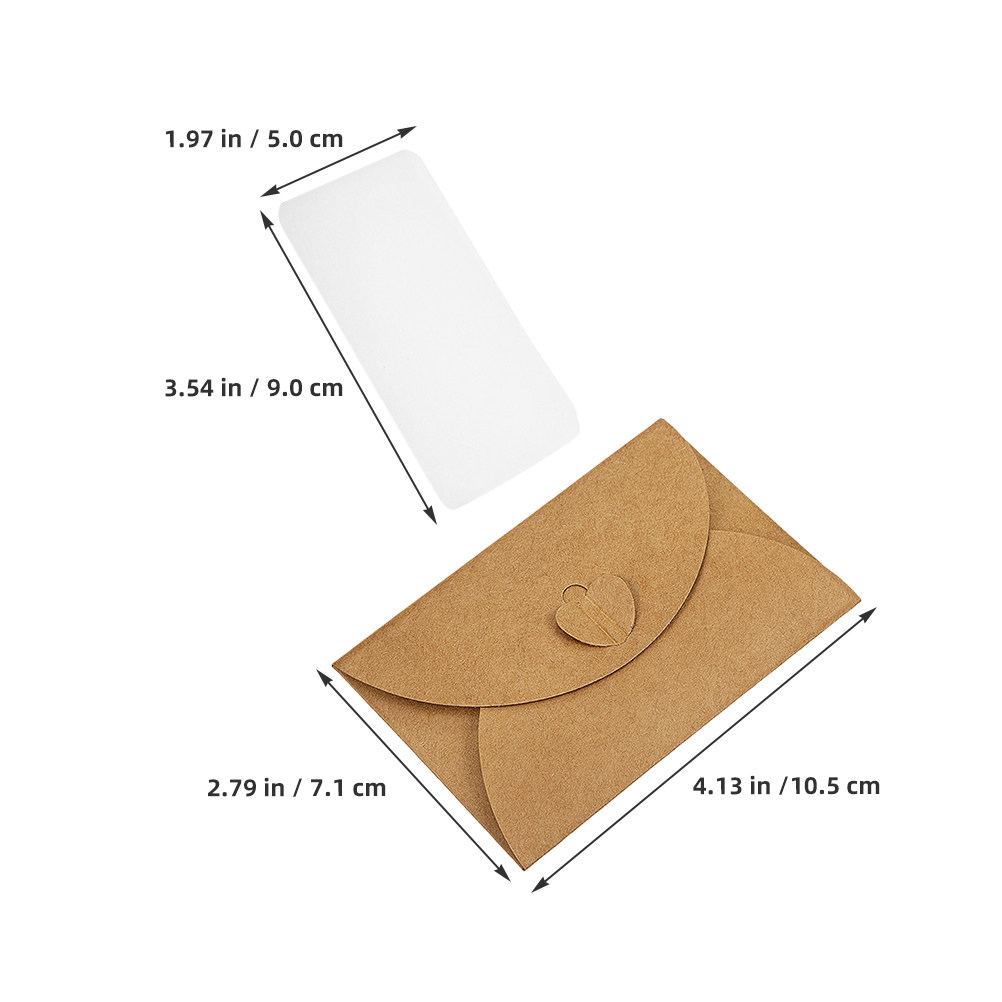 30Sets Mini Kraft Envelopes He - Wedding Envelopes ulasan dan harga