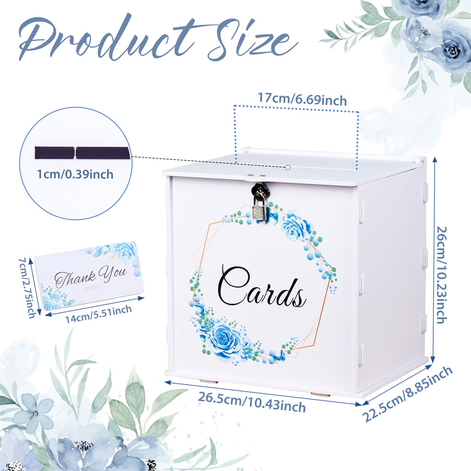 White Wedding Card Box for Rec - Wedding Sutra ulasan dan harga