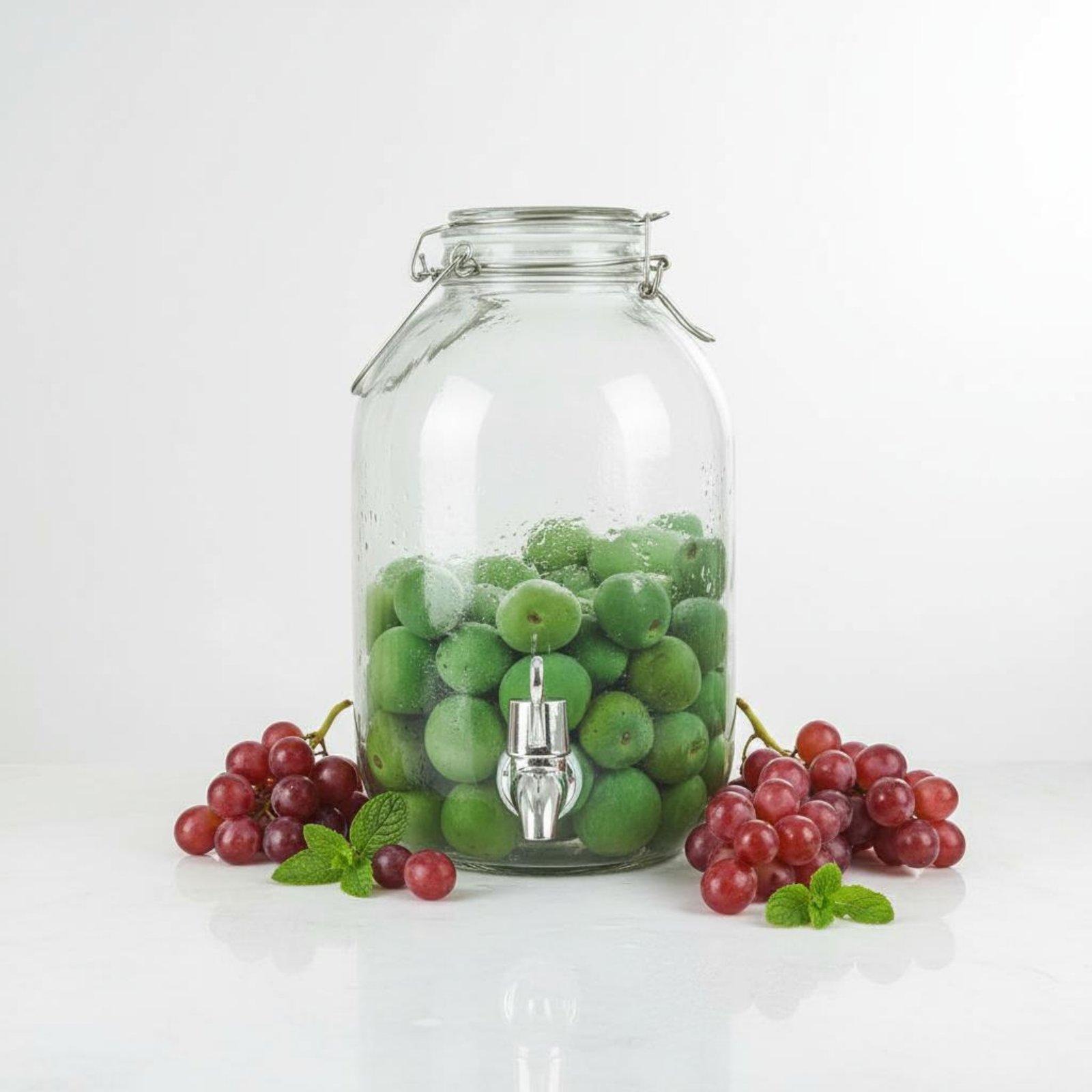 Glass Jar with Spigot Large Dr - Wedding Tap ulasan dan harga