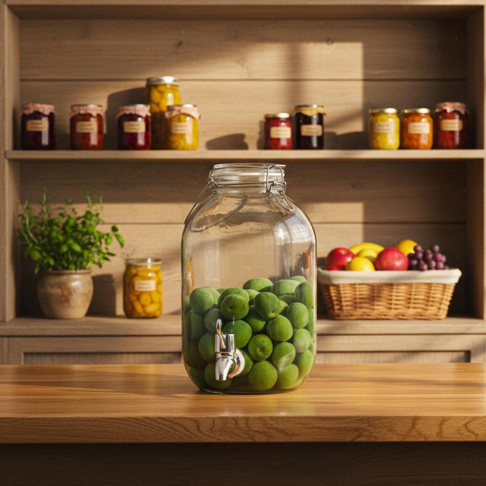 Glass Jar with Spigot Large Dr - Wedding Tap ulasan dan harga