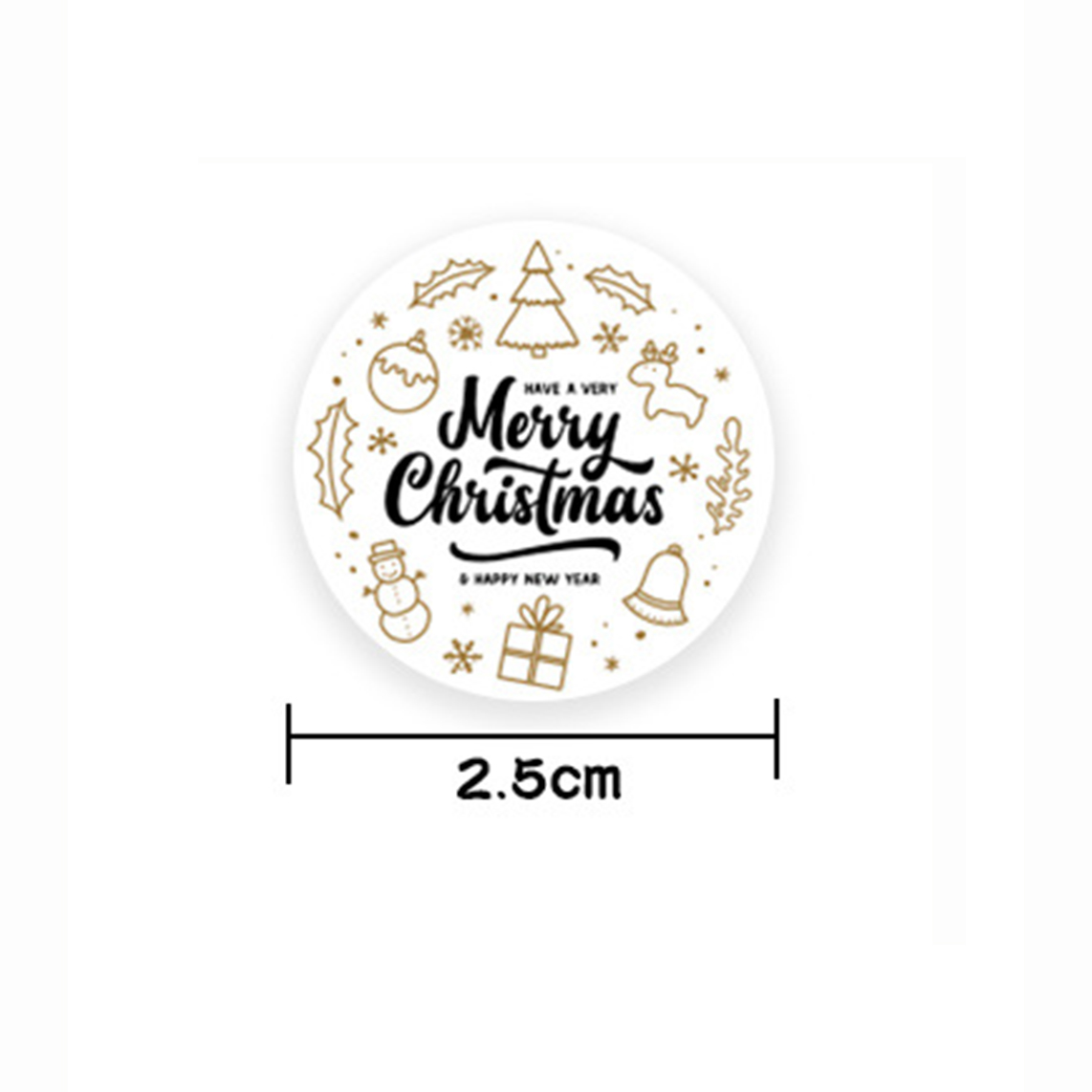 50-500Pcs Merry Christmas Stic - Wedding Sutra ulasan dan harga
