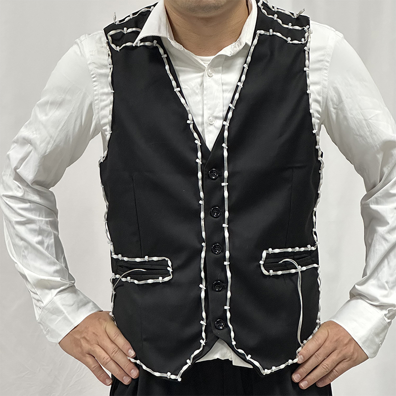 Full Color LED Costume Luminou - Suit Supply Wedding Party ulasan dan harga