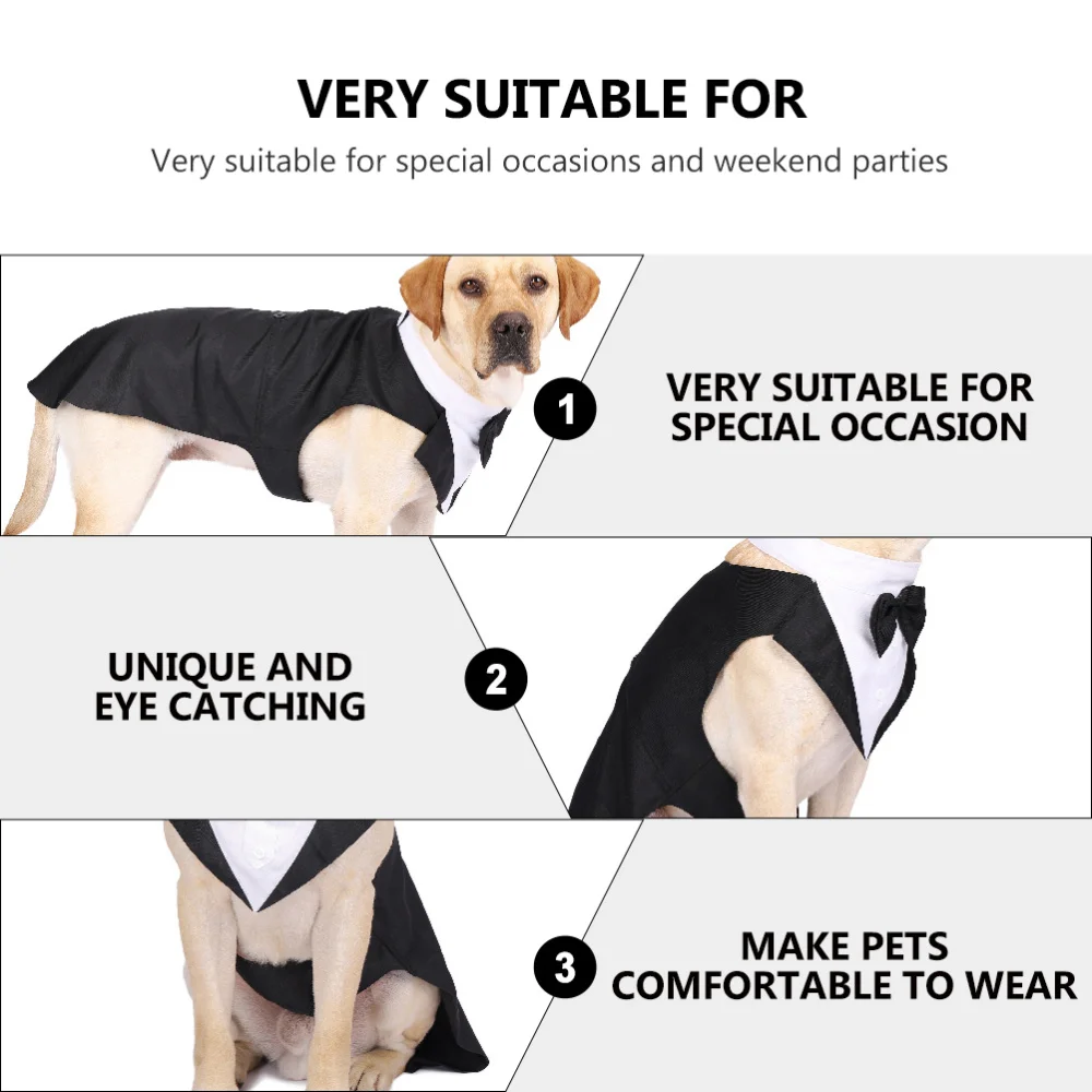 Pet Dog Clothes Fashion Party  - Suit Supply Wedding Party ulasan dan harga